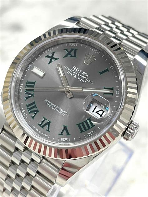 rolex 40mm wimbledon|rolex wimbledon 41mm stainless steel.